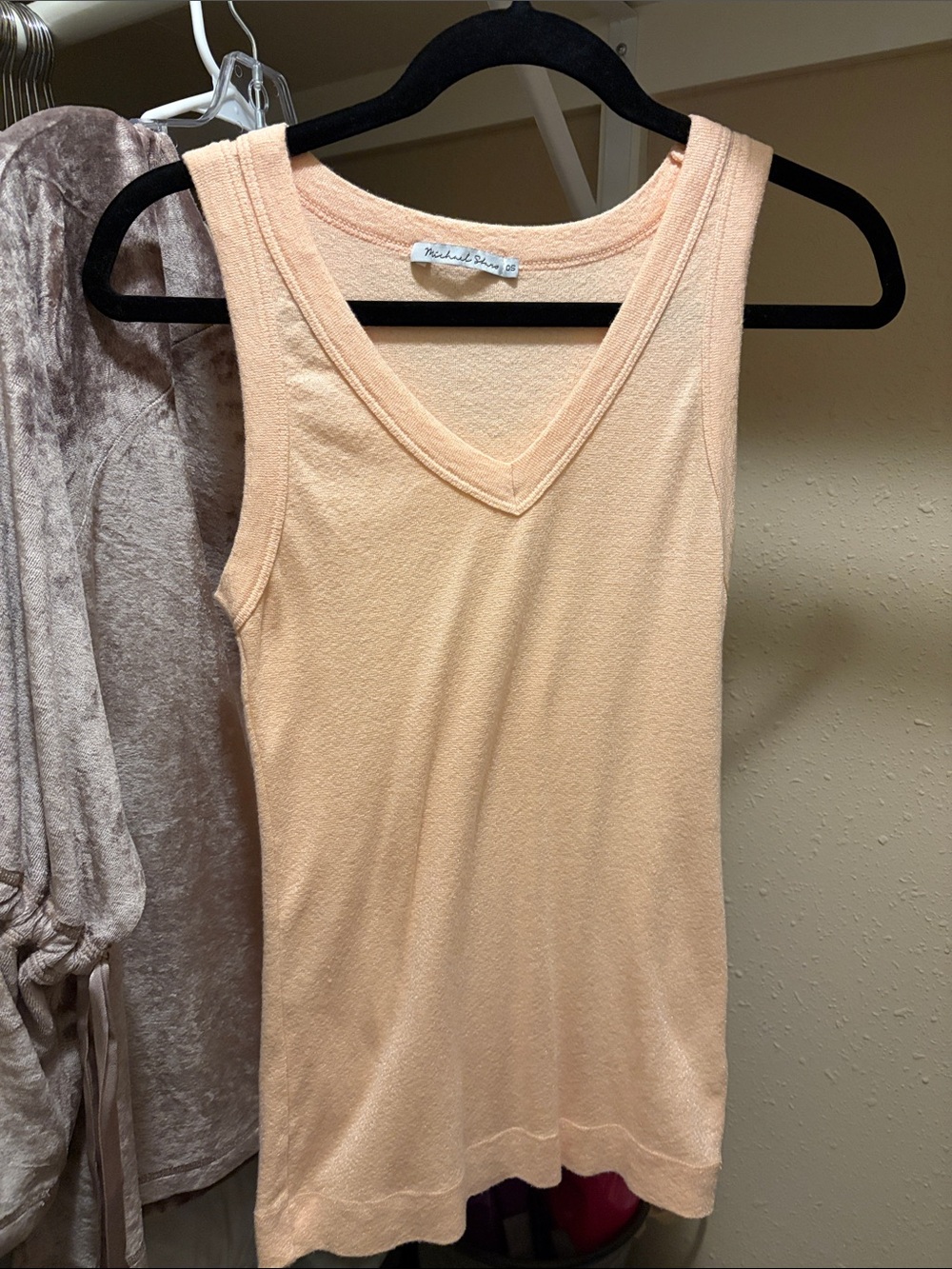 Michael Stars Peachy V-Neck Tank